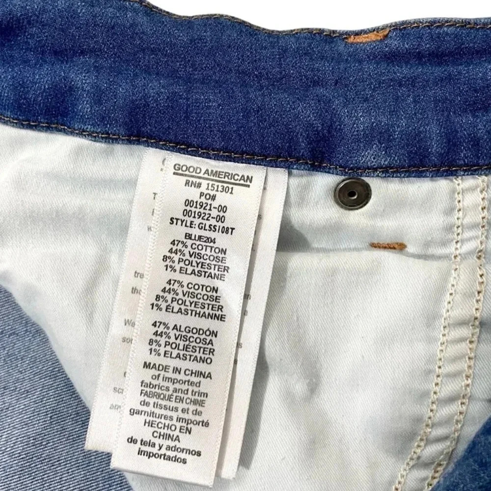 Good American Good Leg Side Slit Plus Size Jeans - Picture 5 of 6